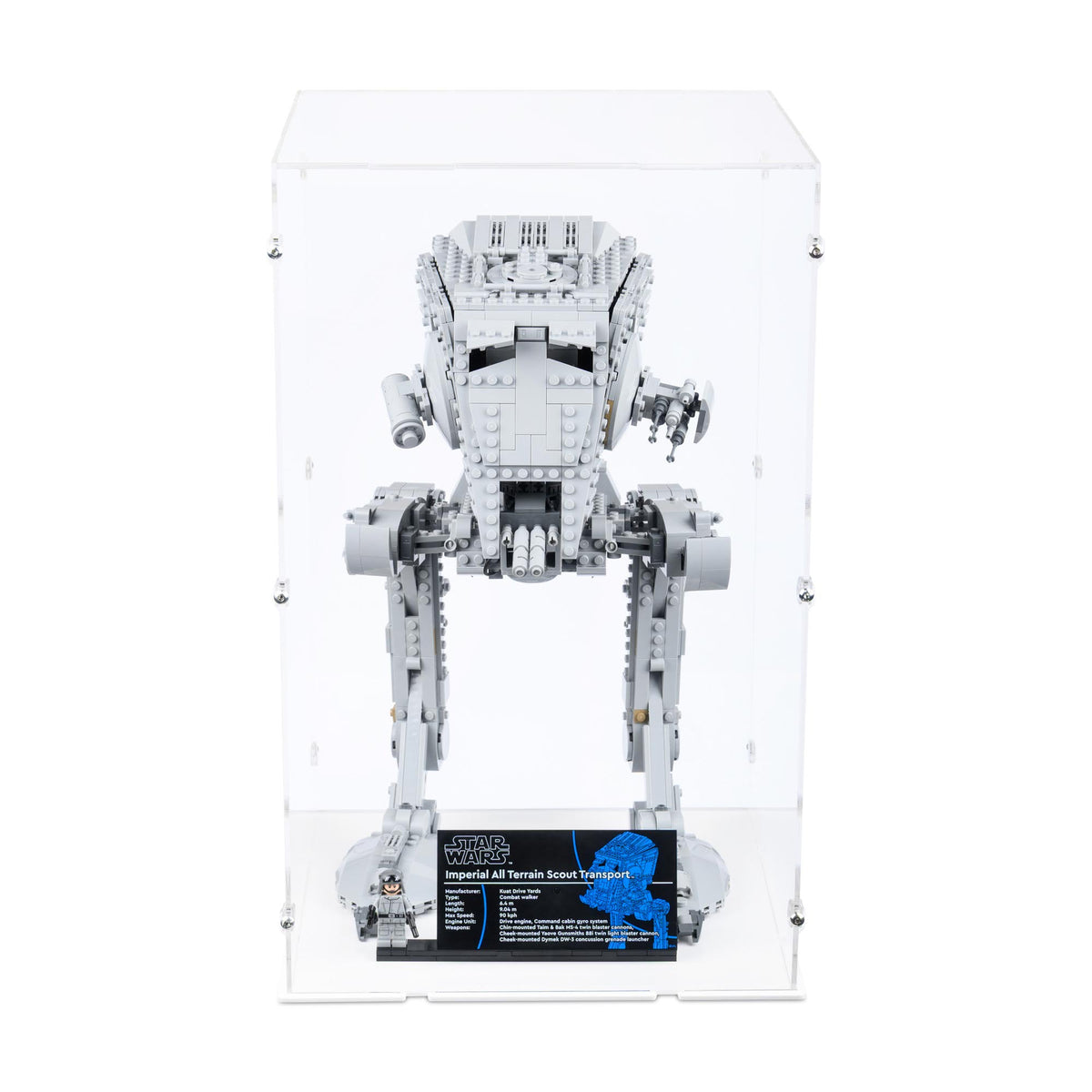 26 x 26 x 43cm Display Case