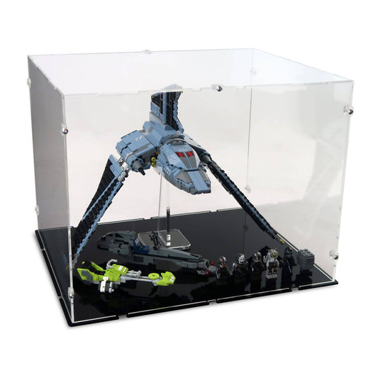 Bad Batch Attack Shuttle XL Display Case & Stand for LEGO 75314