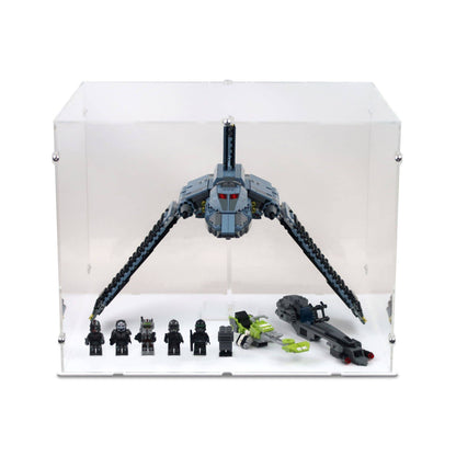 Bad Batch Attack Shuttle XL Display Case & Stand for LEGO 75314