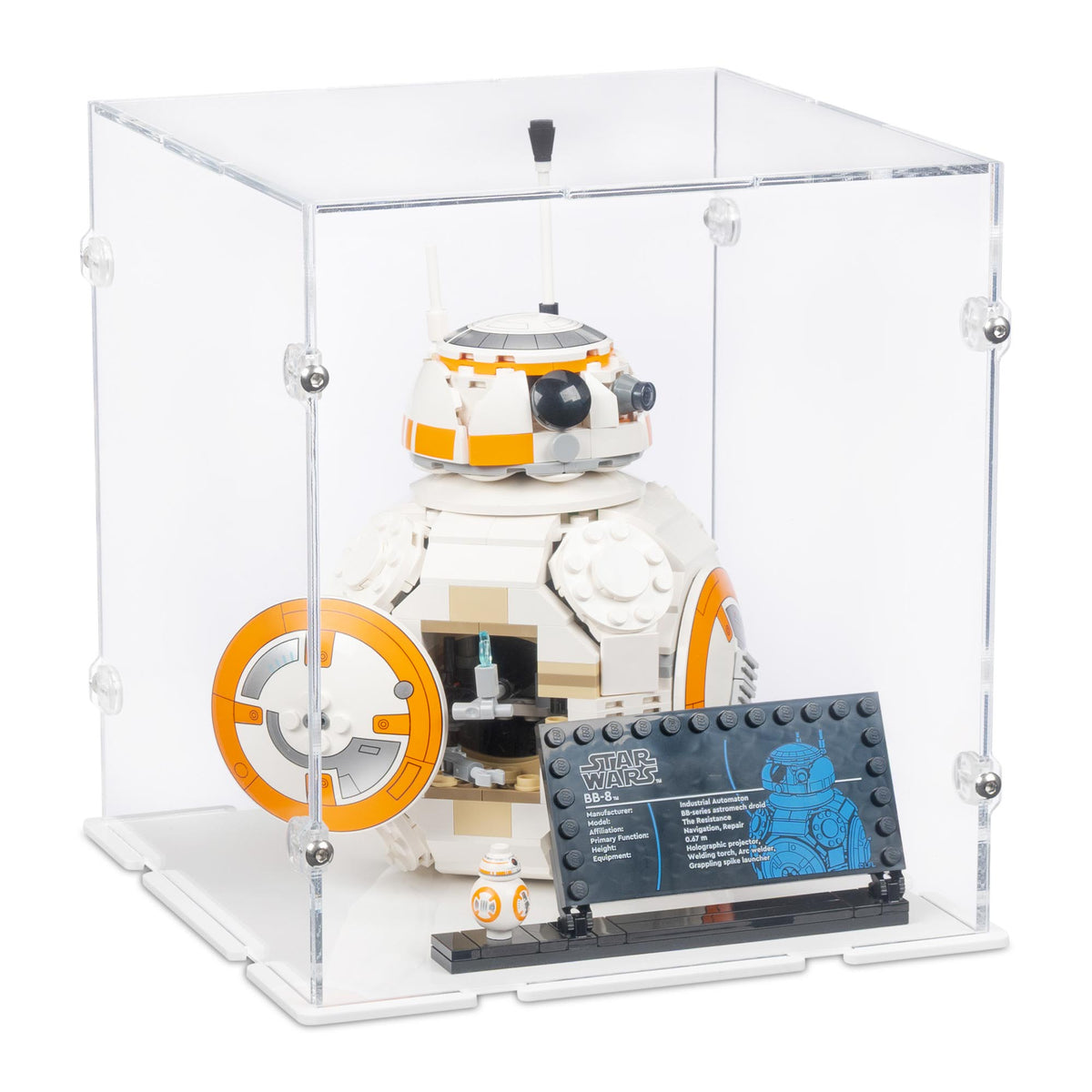 BB-8 Astromech Droid Display Case for LEGO 75452