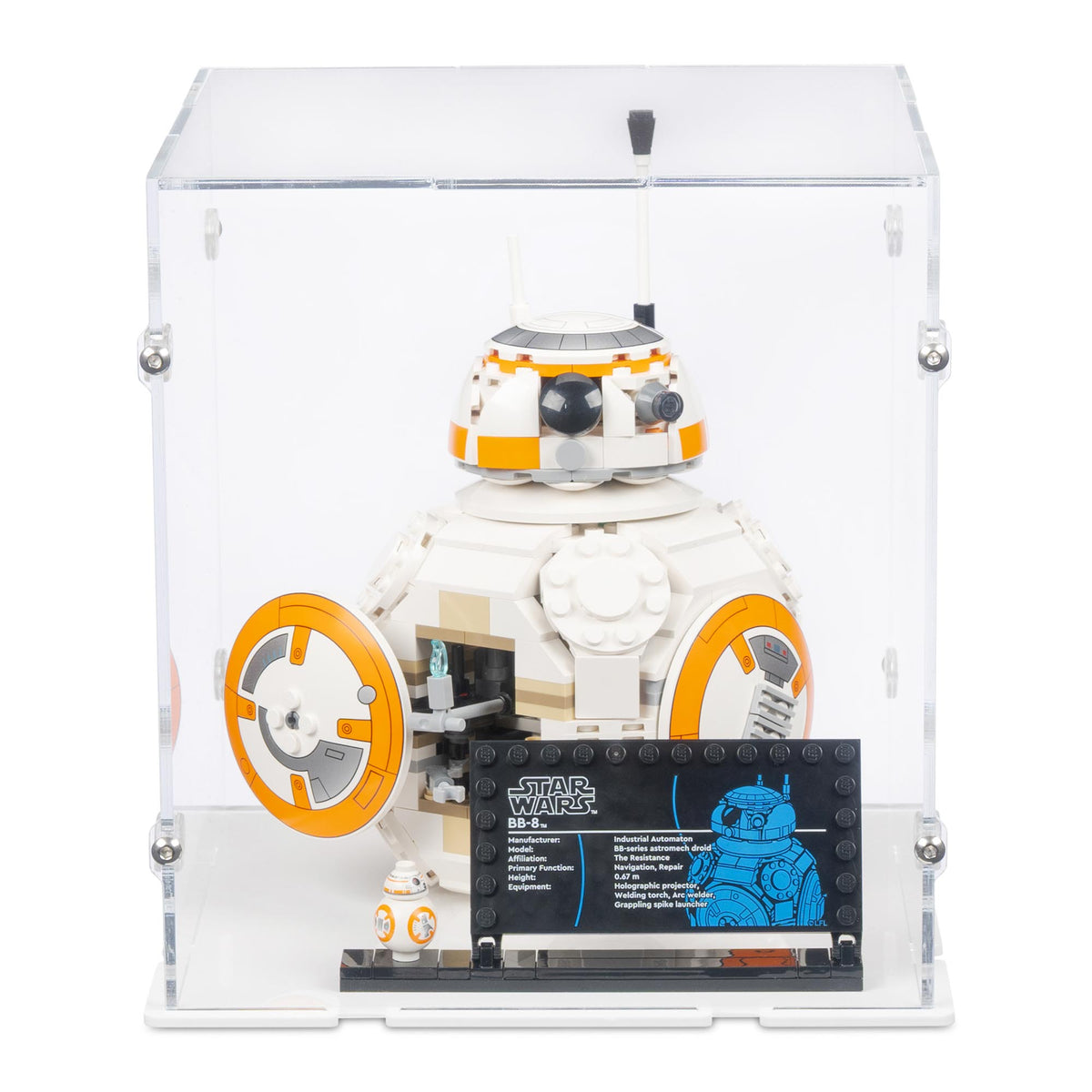 BB-8 Astromech Droid Display Case for LEGO 75452