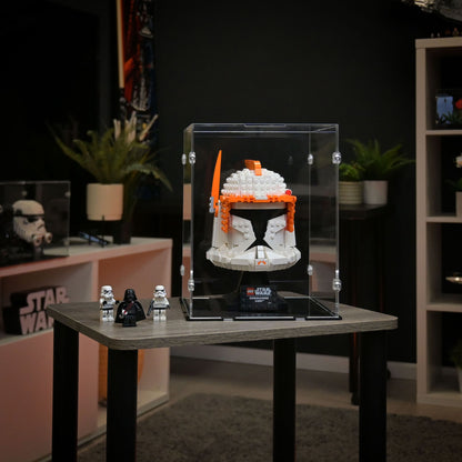 Clone Commander Cody Helmet Display Case for LEGO 75350