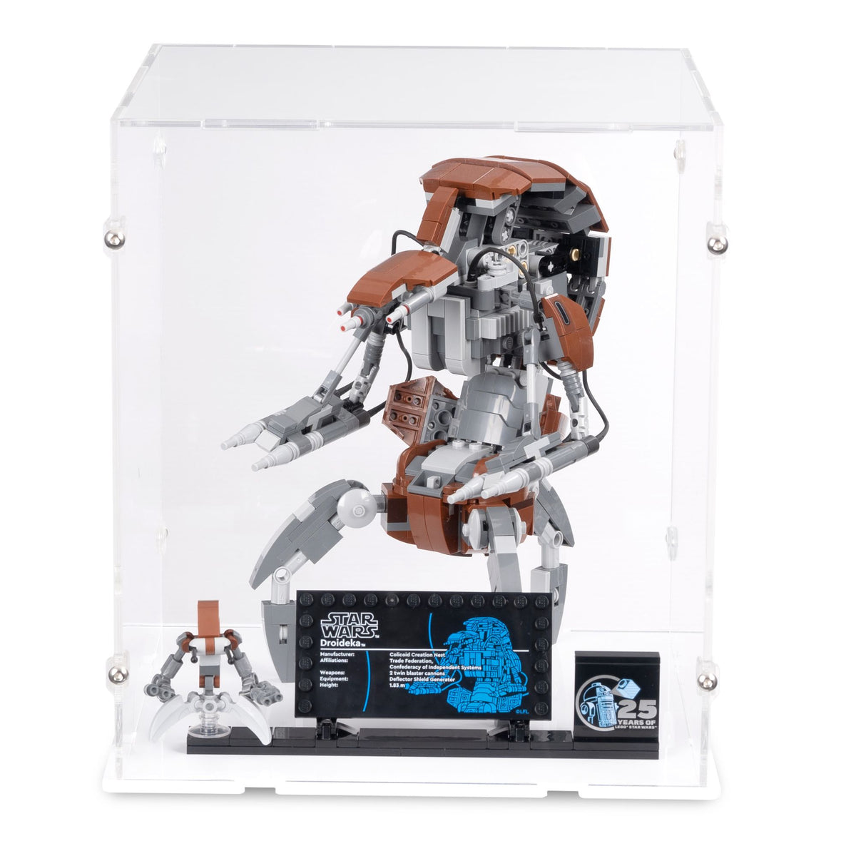 Star Wars Droideka Display Case for LEGO 75381