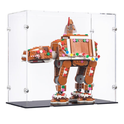Gingerbread AT-AT Walker Display Case for LEGO 40806