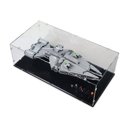 Imperial Light Cruiser Display Case & Stand for LEGO 75315