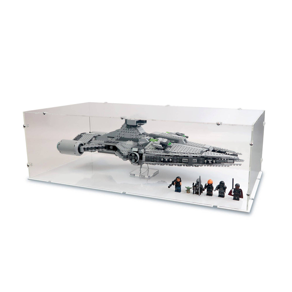 Imperial Light Cruiser Display Case & Stand for LEGO 75315