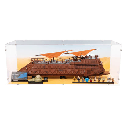 UCS Jabba's Sail Barge Display Case for LEGO 75397