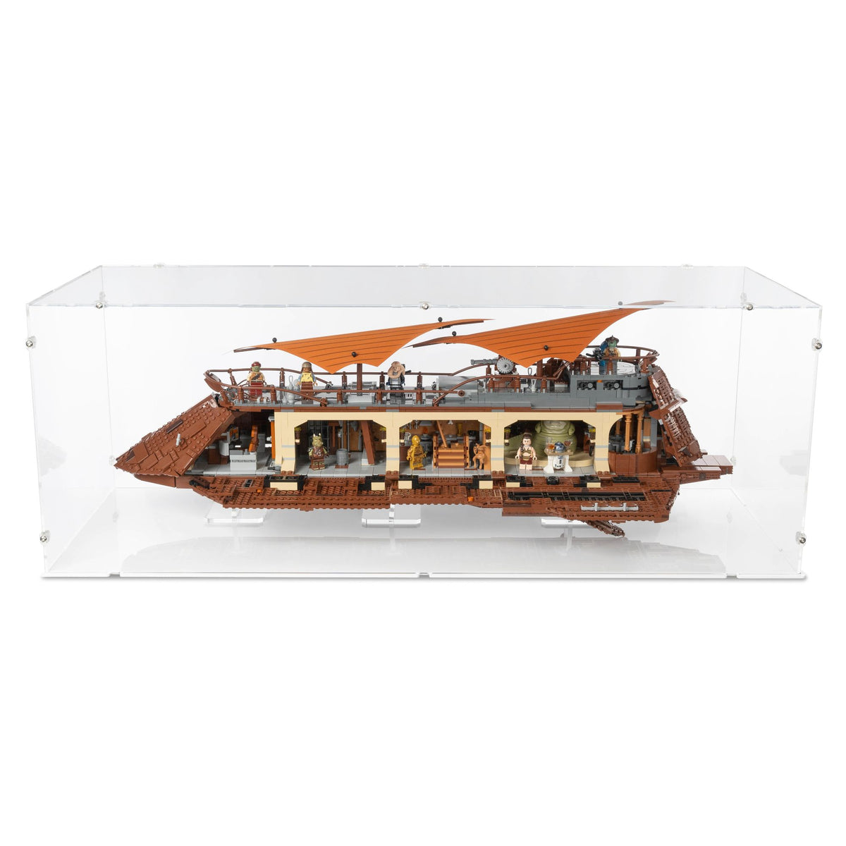 UCS Jabba's Sail Barge Display Case for LEGO 75397