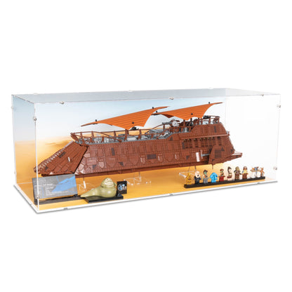 UCS Jabba's Sail Barge Display Case for LEGO 75397