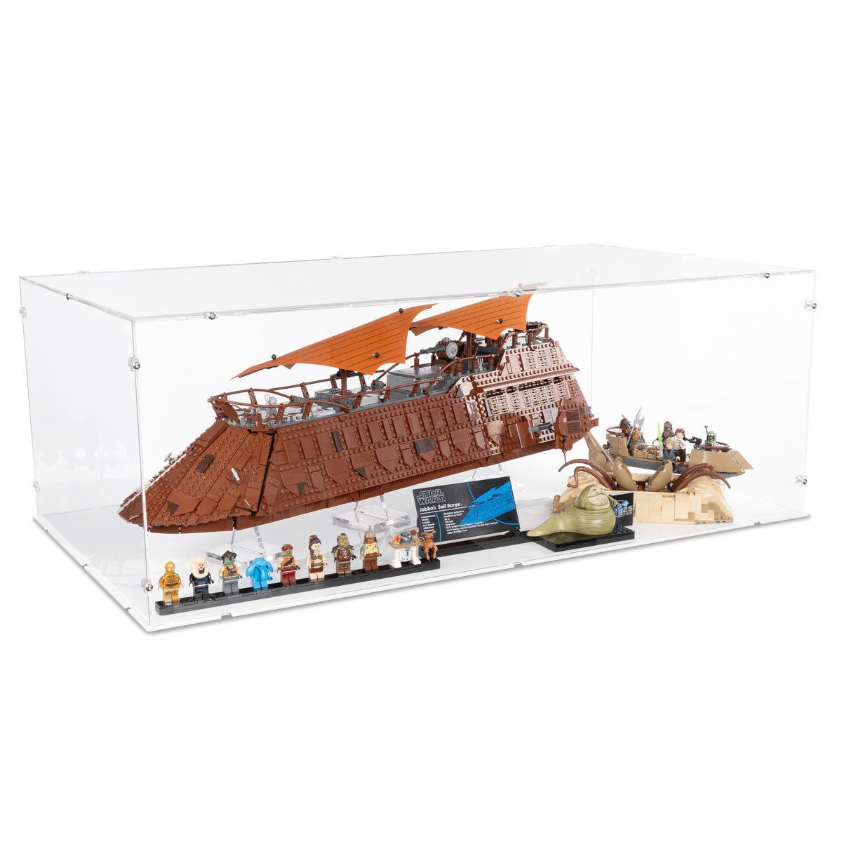 UCS Jabba's Sail Barge XL Display Case for LEGO 75397/75396