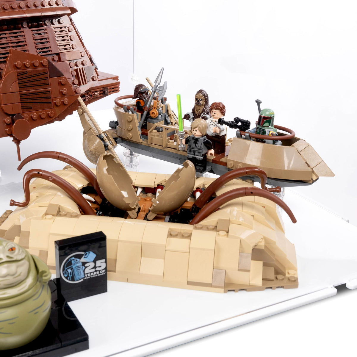UCS Jabba's Sail Barge XL Display Case for LEGO 75397/75396
