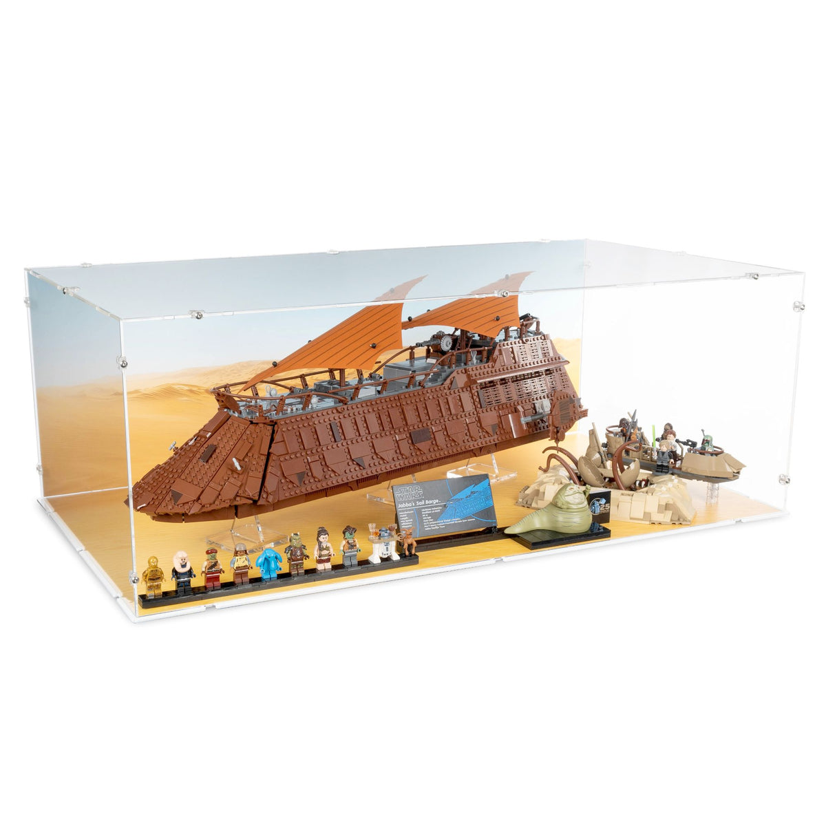 UCS Jabba's Sail Barge XL Display Case for LEGO 75397/75396