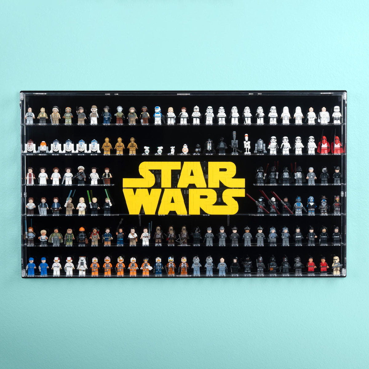 Star Wars LEGO Minifigures Wall Display Case