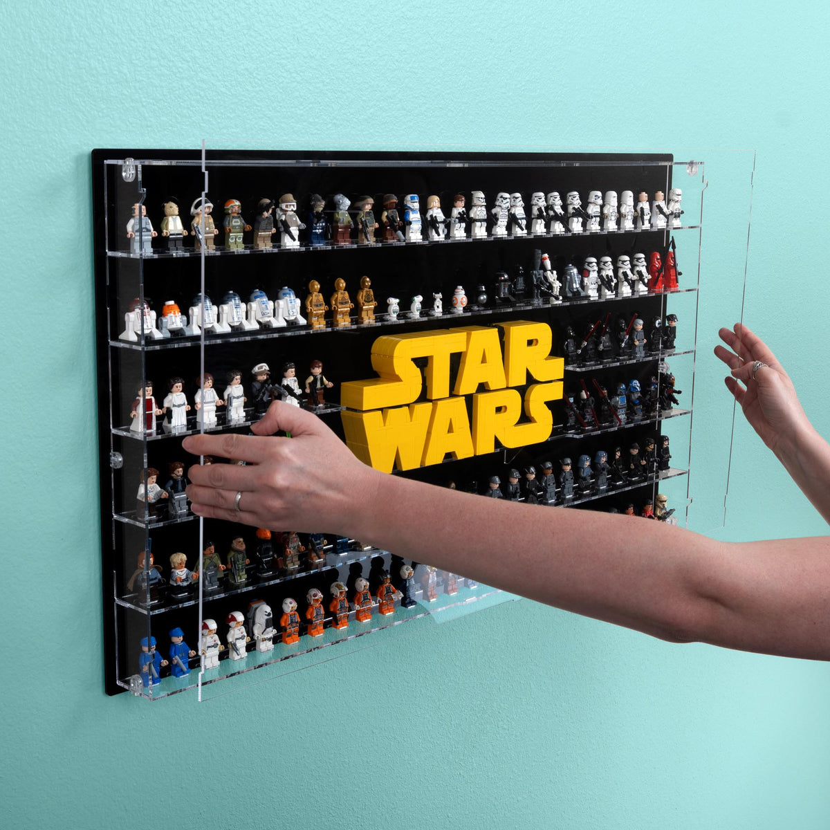 Star Wars LEGO Minifigures Wall Display Case