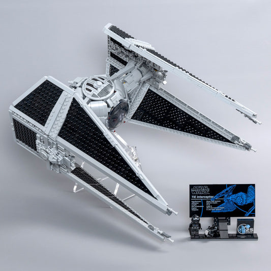 Display Stand for LEGO 75382 UCS TIE Interceptor