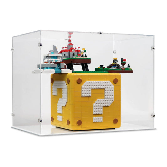 Super Mario 64 Question Mark Block XL Display Case for LEGO 71395