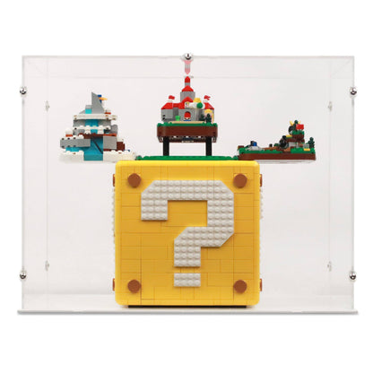 Super Mario 64 Question Mark Block XL Display Case for LEGO 71395