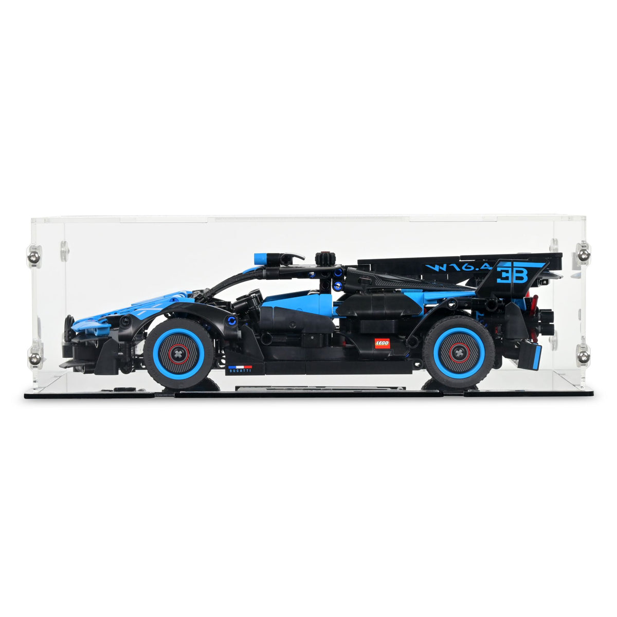 Bugatti Bolide Agile Blue Display Case for LEGO 42162