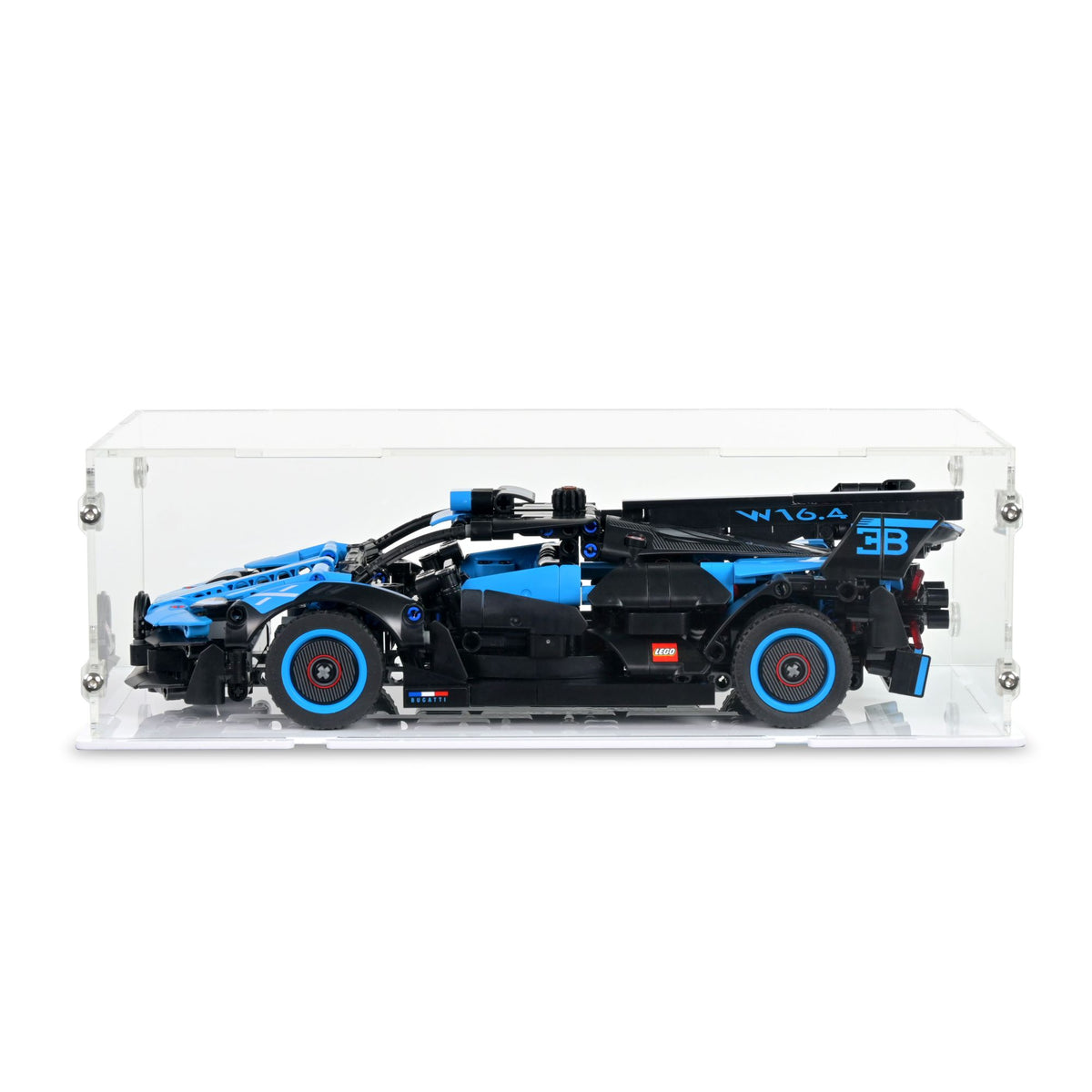 Bugatti Bolide Agile Blue Display Case for LEGO 42162