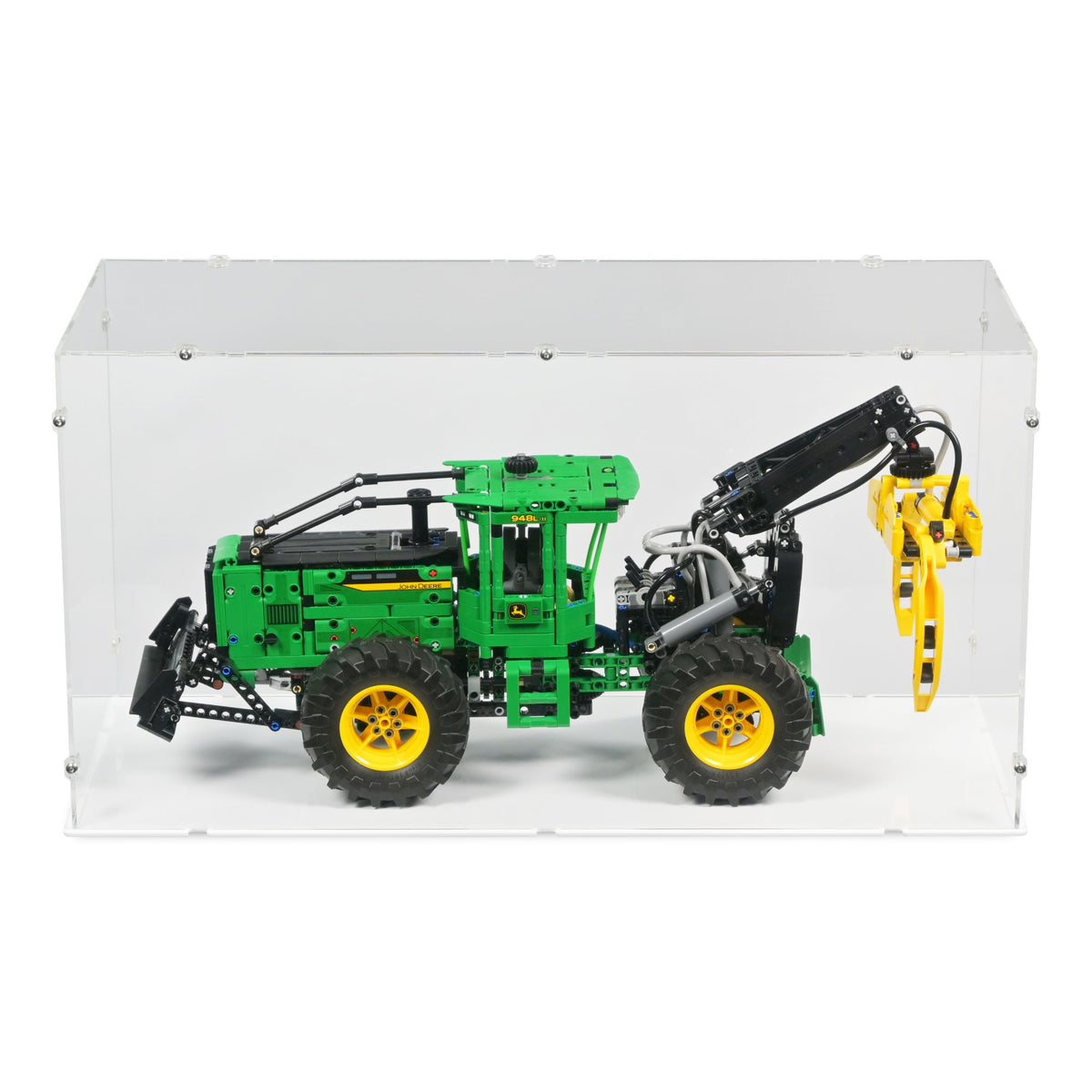 John Deere 948L-II Skidder Display Case for LEGO 42157