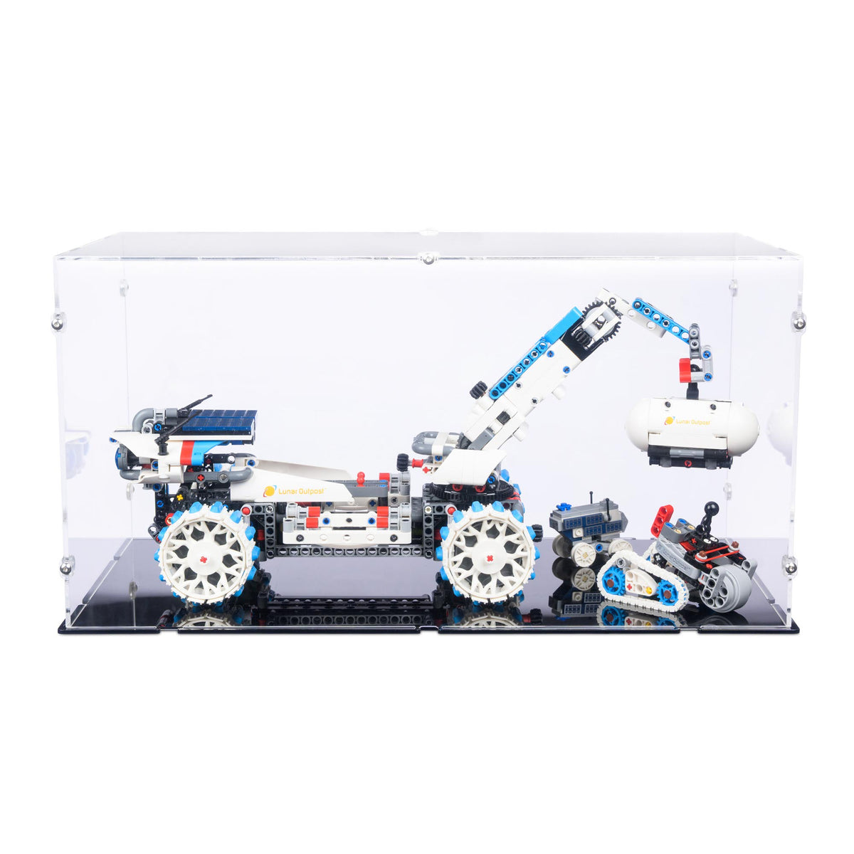 Lunar Outpost Moon Rover Space Vehicle Display Case for LEGO 42211