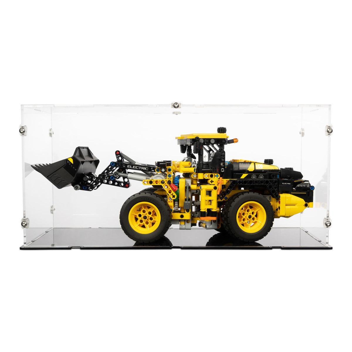 Volvo L120 Electric Wheel Loader Display Case for LEGO 42209