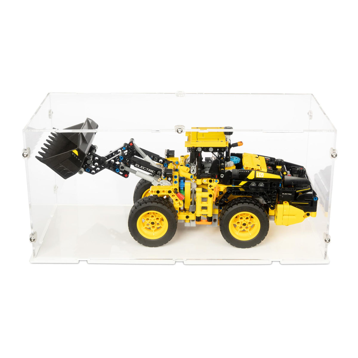 Volvo L120 Electric Wheel Loader Display Case for LEGO 42209