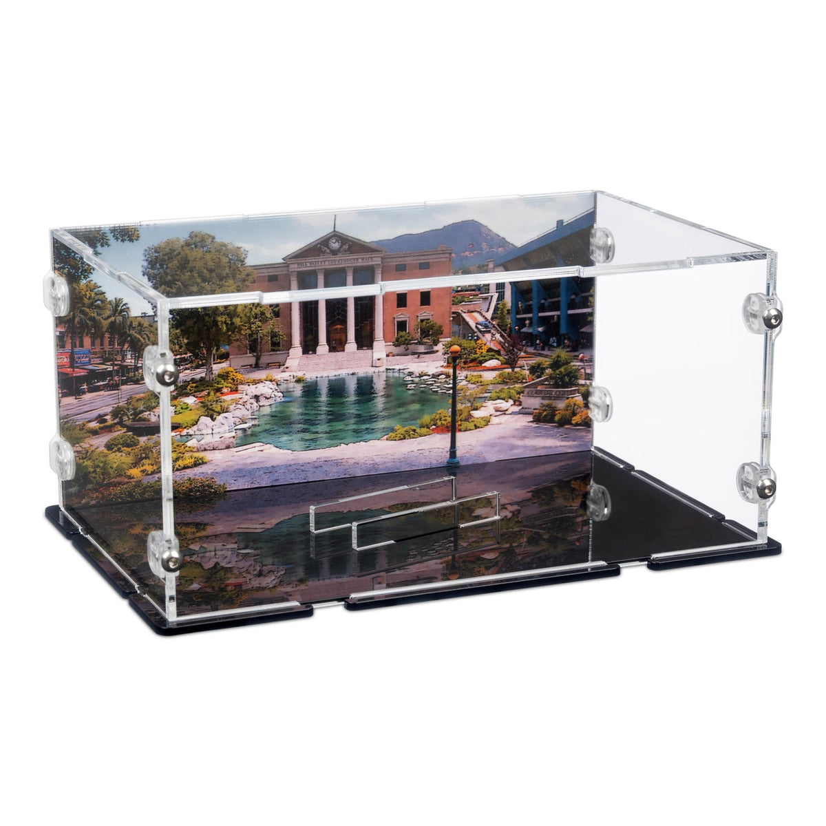 Time Machine from Back to the Future Display Case for LEGO 77256