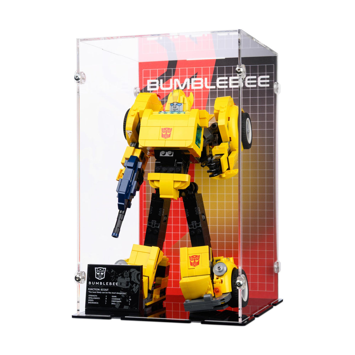 Bumblebee Display Case for LEGO 10338