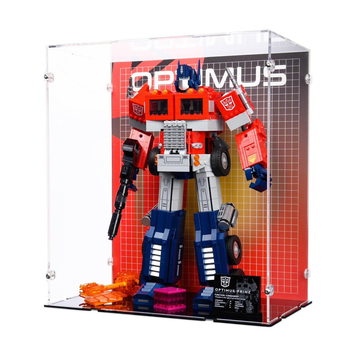 Optimus Prime Display Case for LEGO 10302