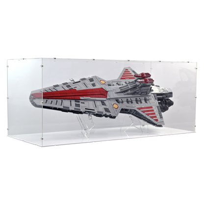 Venator-Class Republic Attack Cruiser Display Case & Stand for LEGO 75367