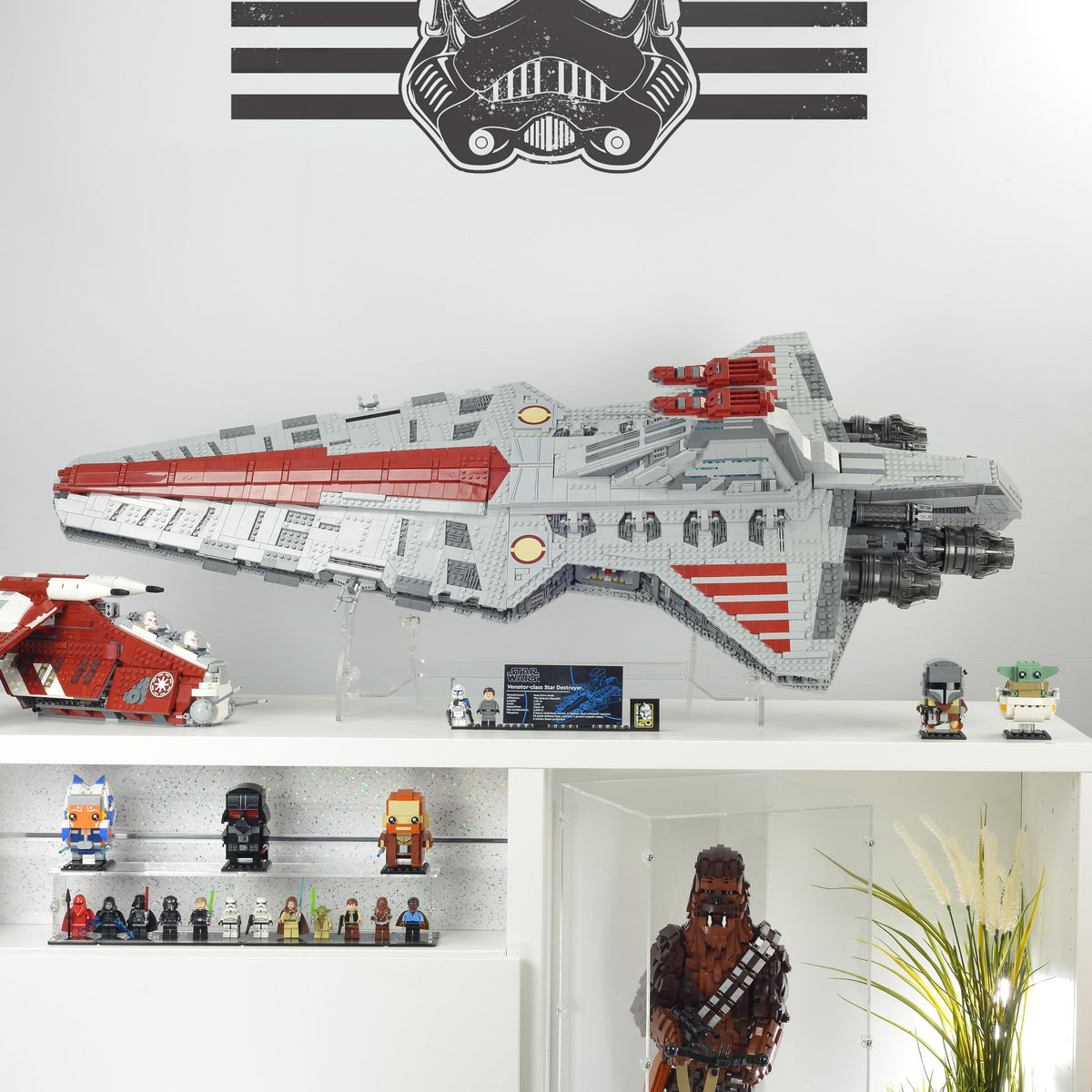 2in1 Display Stand for LEGO 75367 Venator-Class Republic Attack Cruiser