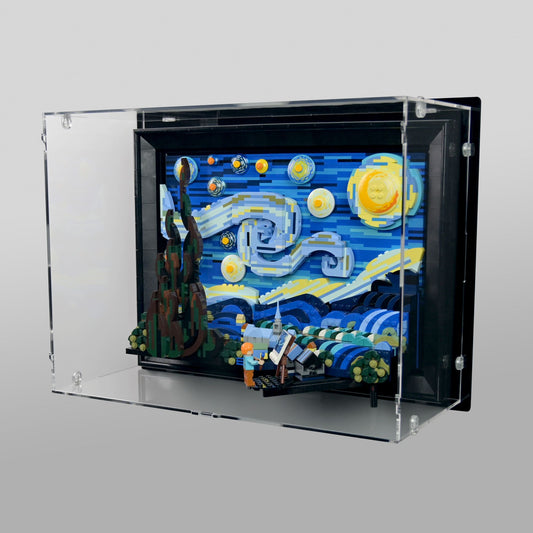 Vincent Van Gogh Wall Mounted Display Case for LEGO 21333