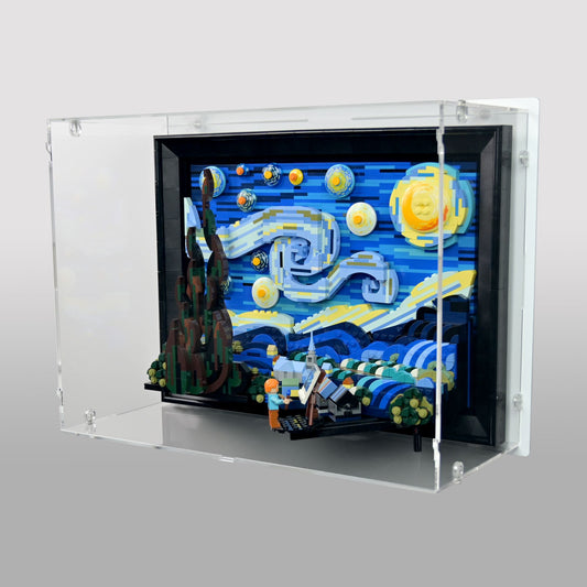 Vincent Van Gogh Wall Mounted Display Case for LEGO 21333