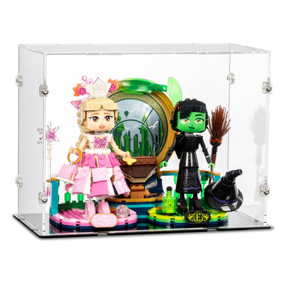 Wicked Elphaba & Glinda Figures Display Case for LEGO 75682