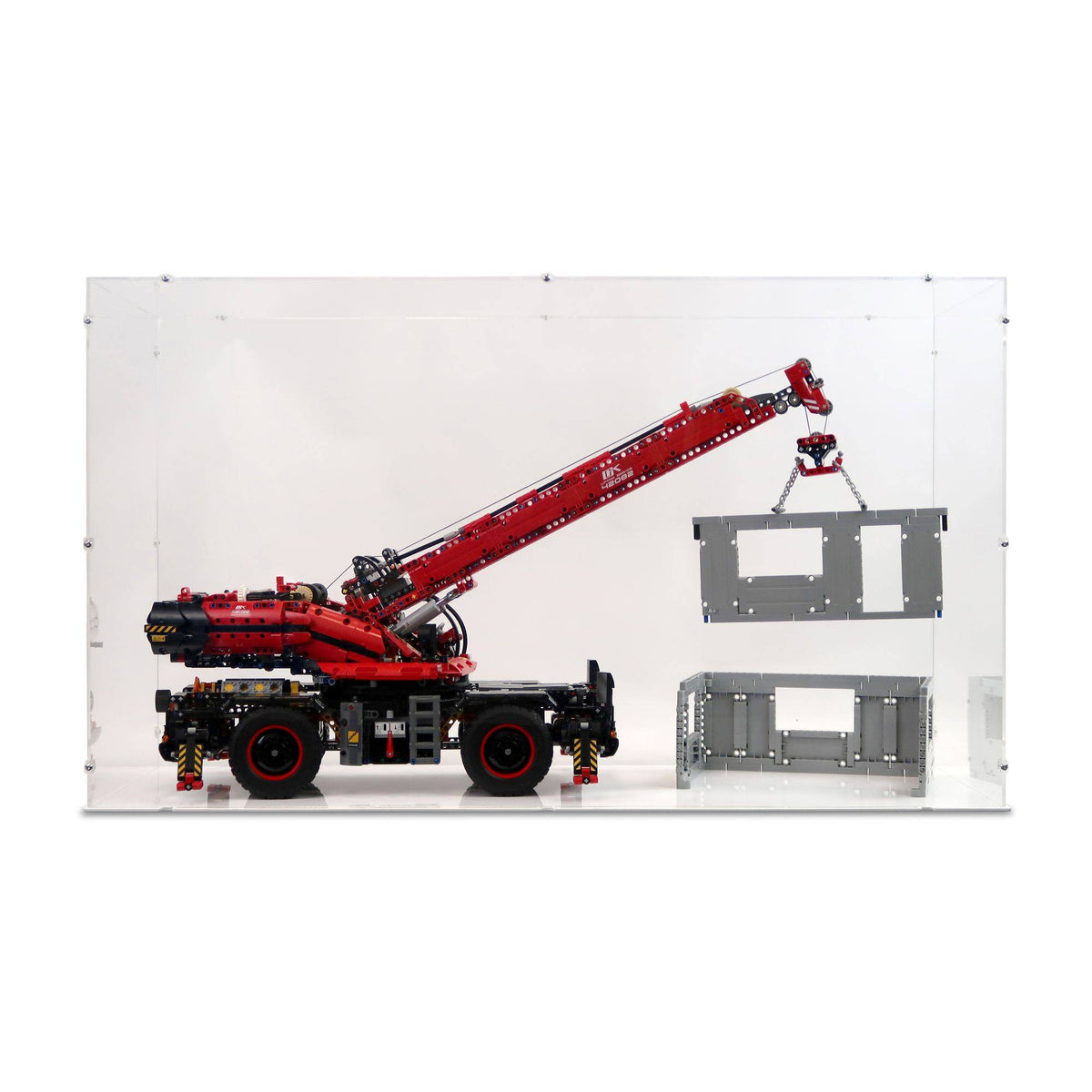 Rough Terrain Crane Display Case for LEGO 42082