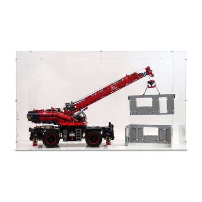 Rough Terrain Crane Display Case for LEGO 42082