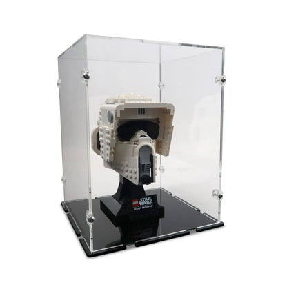 Scout Trooper Helmet Display Case for LEGO 75305