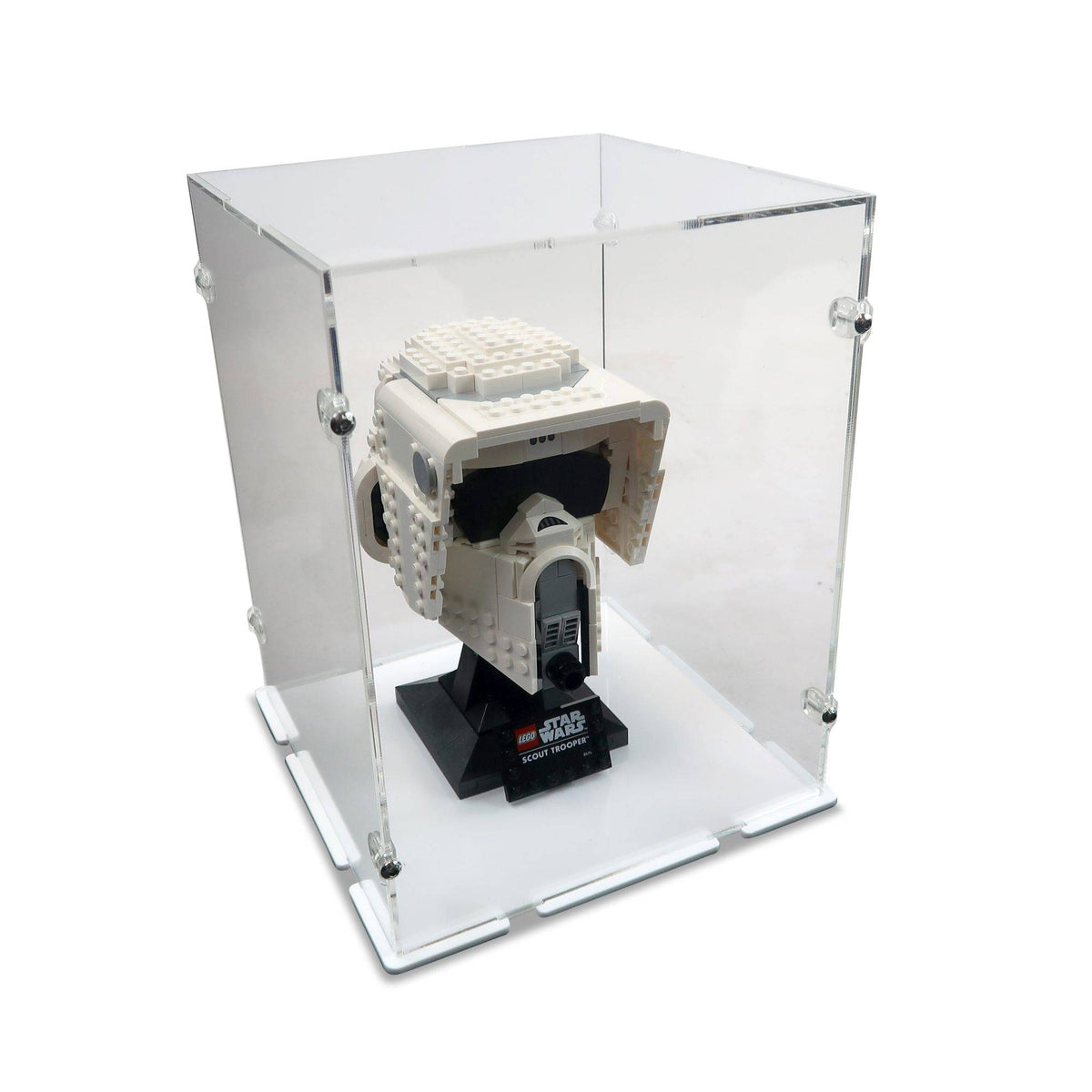 Scout Trooper Helmet Display Case for LEGO 75305