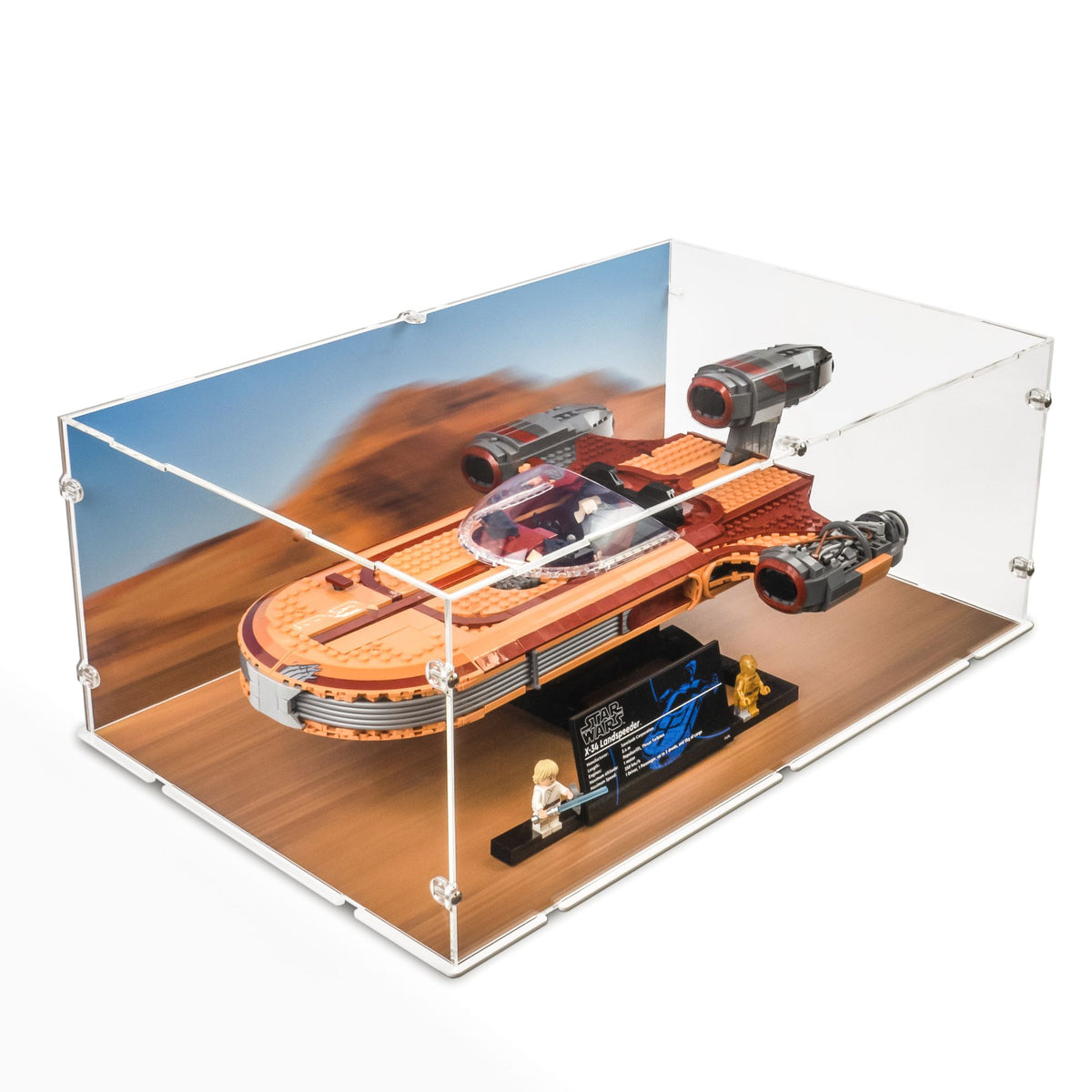 UCS Luke Skywalker’s Landspeeder Display Case for LEGO 75341