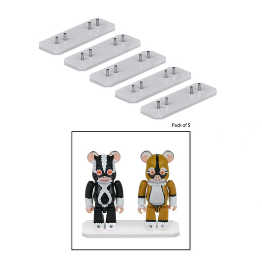 Display Plate for 2 Bearbrick 100% Figures (Pack of 5)