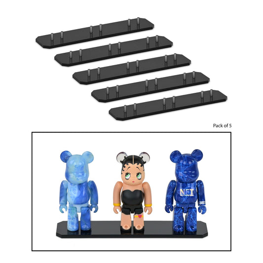 Display Plate for 3 Bearbrick 100% Figures (Pack of 5)