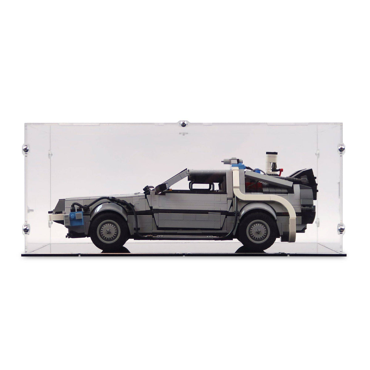MOC DeLorean Time Machine Display Case