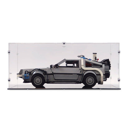 MOC DeLorean Time Machine Display Case