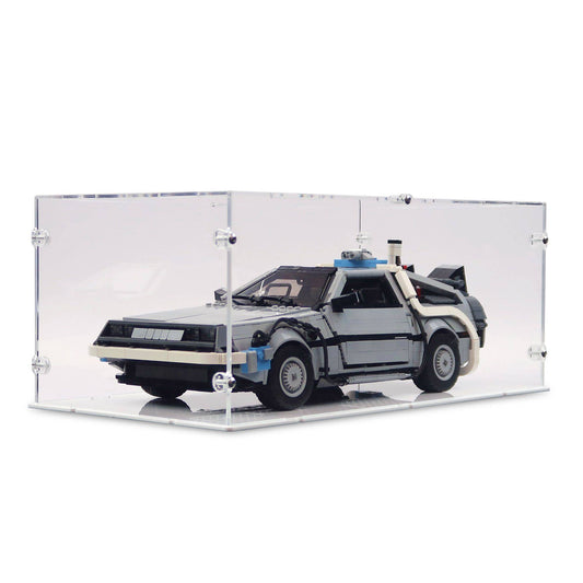 MOC DeLorean Time Machine Display Case
