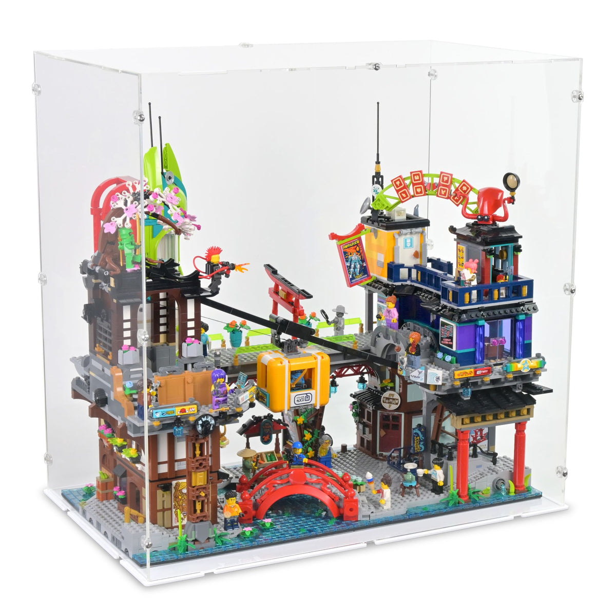 Ninjago City Markets Display Case for LEGO 71799