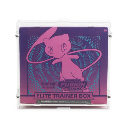 Elite Trainer Box Enclosed Display Case for Pokemon Fusion Strike