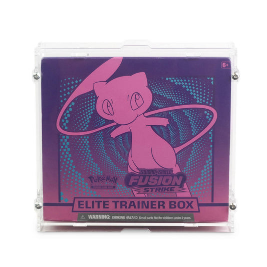 Elite Trainer Box Enclosed Display Case for Pokemon Fusion Strike