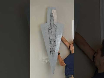 video showing the lego 75457 ssd easily being mounted to the wall