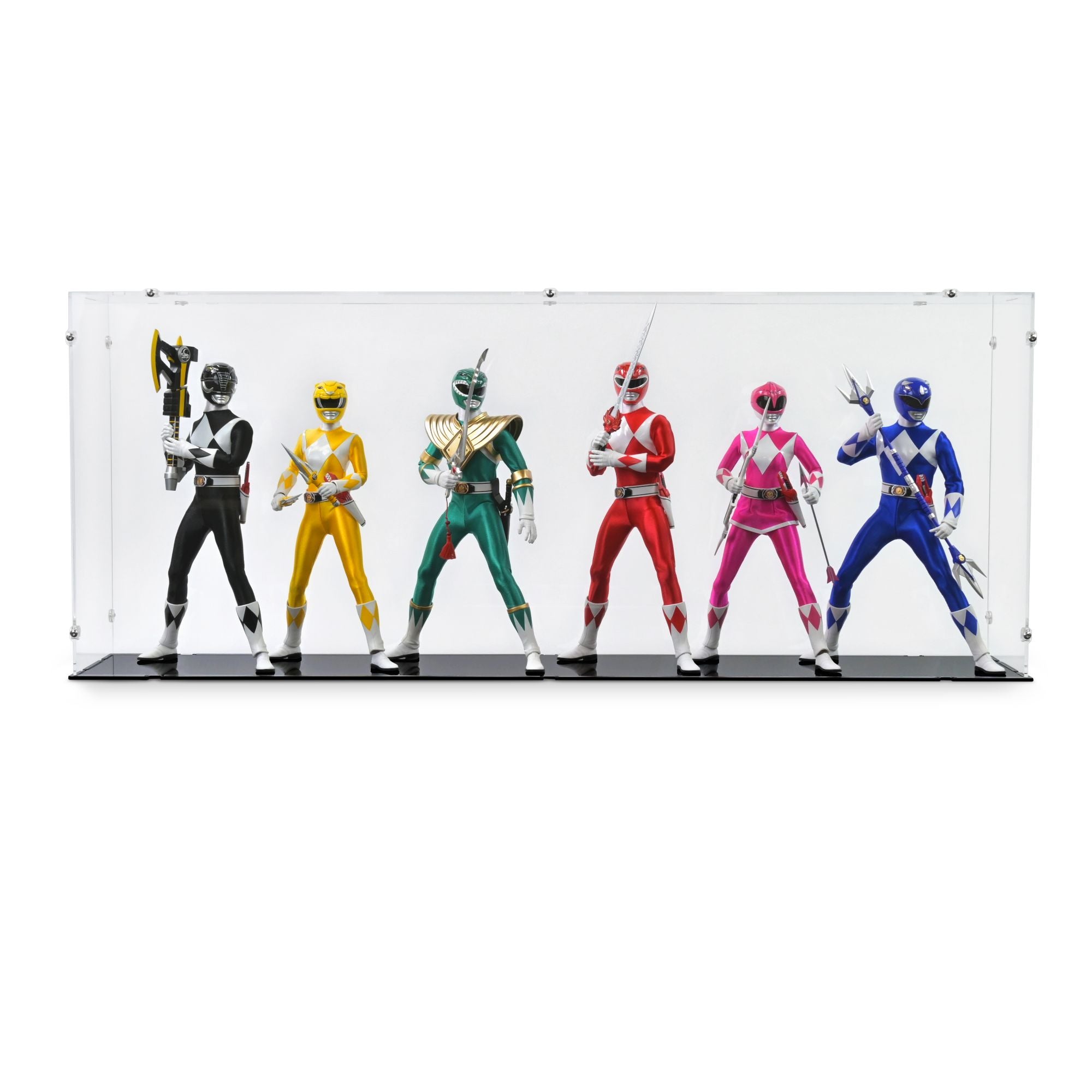 1/6 Scale Mighty Morphin Power Rangers Display Case for threezero 9074 ...